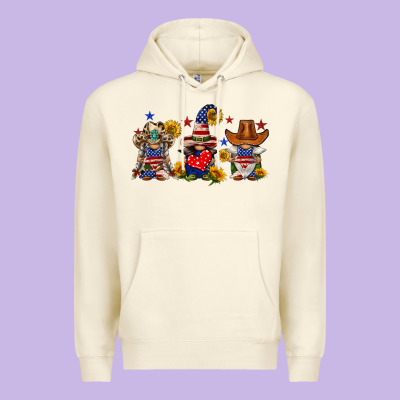 American Gnomes Premium Hoodie Designed By Fadigitalartstudio
