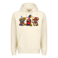 Sandshell american gnomes Premium Hoodie - FaDigitalArtStudio
