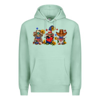 Seafoam american gnomes Premium Hoodie - FaDigitalArtStudio