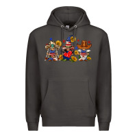 Smoke american gnomes Premium Hoodie - FaDigitalArtStudio