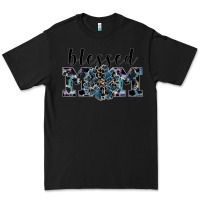 Black blessed mom Premium Tee - SublimationCraftShop