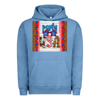 Pigment Pebble Blue party in the usa Urban Hoodie - HRA Design Shop