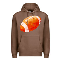 Chestnut american football  pigskin  gridiron football Premium Hoodie - FaDigitalArtStudio