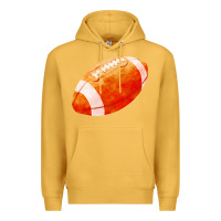 Mustard american football  pigskin  gridiron football Premium Hoodie - FaDigitalArtStudio