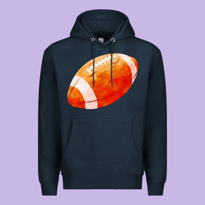 American Football  Pigskin  Gridiron Football Premium Hoodie Designed By Fadigitalartstudio