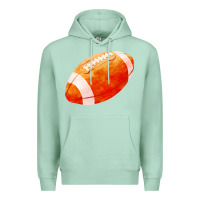Seafoam american football  pigskin  gridiron football Premium Hoodie - FaDigitalArtStudio