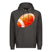 Smoke american football  pigskin  gridiron football Premium Hoodie - FaDigitalArtStudio