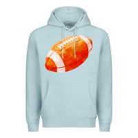 Blue Mist american football  pigskin  gridiron football Premium Hoodie - FaDigitalArtStudio