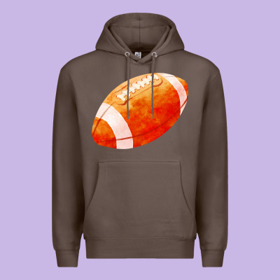 American Football  Pigskin  Gridiron Football Premium Hoodie Designed By Fadigitalartstudio