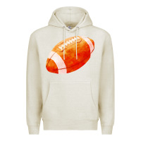 Oatmeal Heather american football  pigskin  gridiron football Premium Hoodie - FaDigitalArtStudio