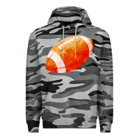 Slate Camo american football  pigskin  gridiron football Premium Hoodie - FaDigitalArtStudio