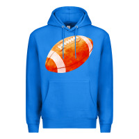 True Royal american football  pigskin  gridiron football Premium Hoodie - FaDigitalArtStudio
