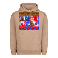 Pigment Burro america thunderbolt Urban Hoodie - HRA Design Shop