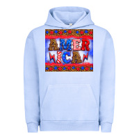 Pigment Grape Ice america thunderbolt Urban Hoodie - HRA Design Shop
