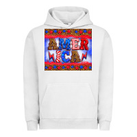 Pigment Lunar Rock america thunderbolt Urban Hoodie - HRA Design Shop