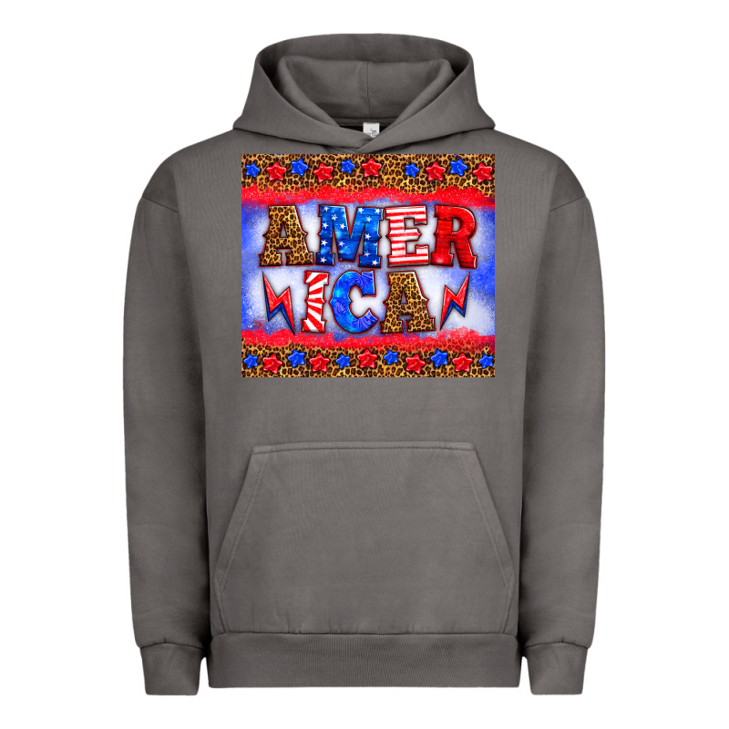 America Thunderbolt Urban Hoodie by HRA Design Shop | Teevron