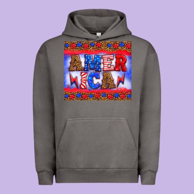 America Thunderbolt Urban Hoodie Designed By Hra Design Shop