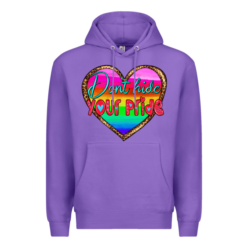 Dont Hide Your Pride Premium Hoodie by HRA Design Shop | Teevron
