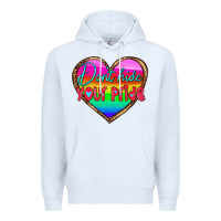 White dont hide your pride Premium Hoodie - HRA Design Shop