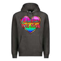 Charcoal Heather dont hide your pride Premium Hoodie - HRA Design Shop