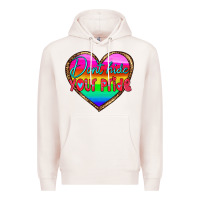 Pale Pink dont hide your pride Premium Hoodie - HRA Design Shop