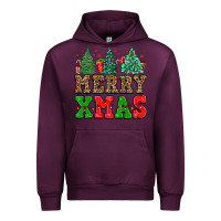 Mauve Wine merry xmas Urban Hoodie - FaDigitalArtStudio