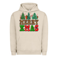Pigment French Oak merry xmas Urban Hoodie - FaDigitalArtStudio