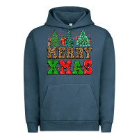 Pigment Midnight Navy merry xmas Urban Hoodie - FaDigitalArtStudio