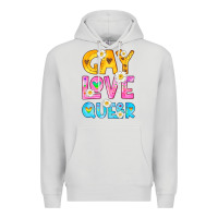 Dove Grey gay love queer Premium Hoodie - HRA Design Shop