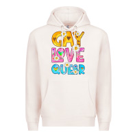 Pale Pink gay love queer Premium Hoodie - HRA Design Shop