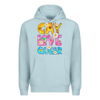 Blue Mist gay love queer Premium Hoodie - HRA Design Shop