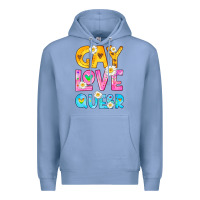 Colony Blue gay love queer Premium Hoodie - HRA Design Shop