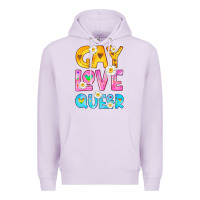Lilac gay love queer Premium Hoodie - HRA Design Shop