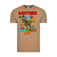 Vintage Coffee brother of the birthday boy t rex Vintage Tee - Artiststas