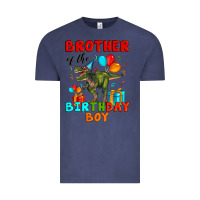 Vintage Denim brother of the birthday boy t rex Vintage Tee - Artiststas
