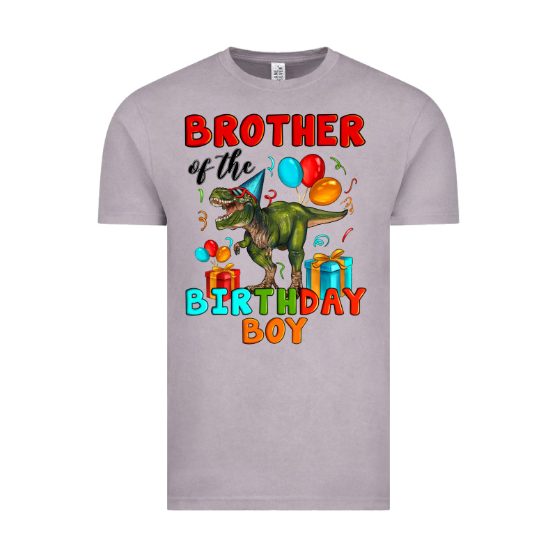 Brother Of The Birthday Boy T Rex Vintage Tee by Artiststas | Teevron