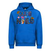 Cobalt cute nails Urban Hoodie - CowhideDigitalArt