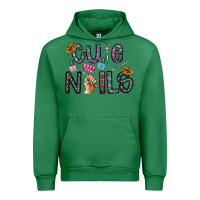 Emerald cute nails Urban Hoodie - CowhideDigitalArt