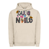 Pigment French Oak cute nails Urban Hoodie - CowhideDigitalArt