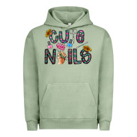 Pigment Oil Green cute nails Urban Hoodie - CowhideDigitalArt
