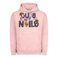 Pigment Salmon cute nails Urban Hoodie - CowhideDigitalArt