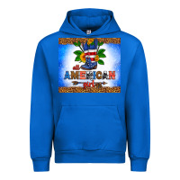 Cobalt all American girl Urban Hoodie - HRA Design Shop