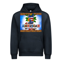 Navy all American girl Urban Hoodie - HRA Design Shop