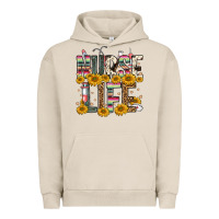 Pigment French Oak nurse life Urban Hoodie - FaDigitalArtStudio