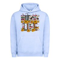 Pigment Grape Ice nurse life Urban Hoodie - FaDigitalArtStudio