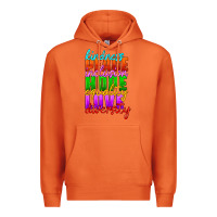 Carrot kindness peace inclusion hope equality love diversity Premium Hoodie - HRA Design Shop