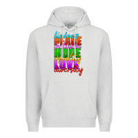 Dove Grey kindness peace inclusion hope equality love diversity Premium Hoodie - HRA Design Shop