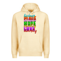 Pina Colada kindness peace inclusion hope equality love diversity Premium Hoodie - HRA Design Shop