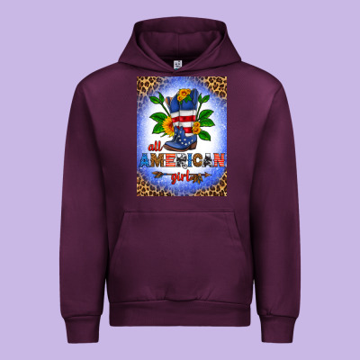 All American Girl Air Freshener Urban Hoodie Designed By Hra Design Shop