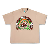 Burro Football Rainbow Urban Heavy Tee - RanaPortraitStore